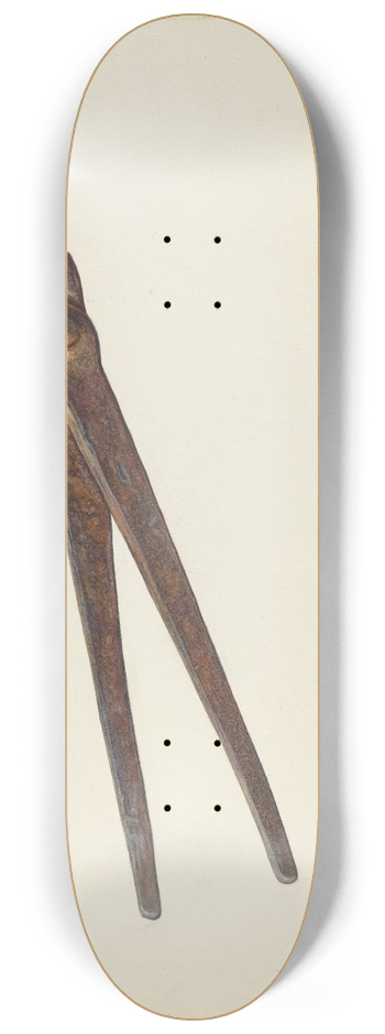 Herman O. Stroh - Pipe Wrench 8.25 inch art skate deck