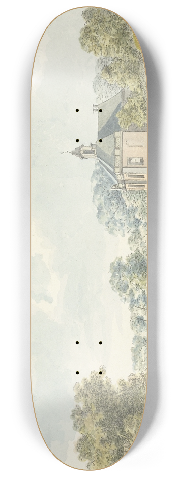 Hermanus Numan - Het Huis Rupelmonde aan de Vecht 8.25 inch art skate deck