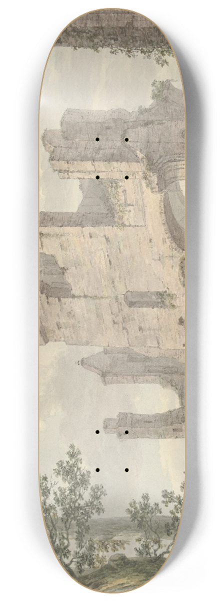 Hermanus Numan - Rune van de abdij van Rijnsburg 8.25 inch art skate deck