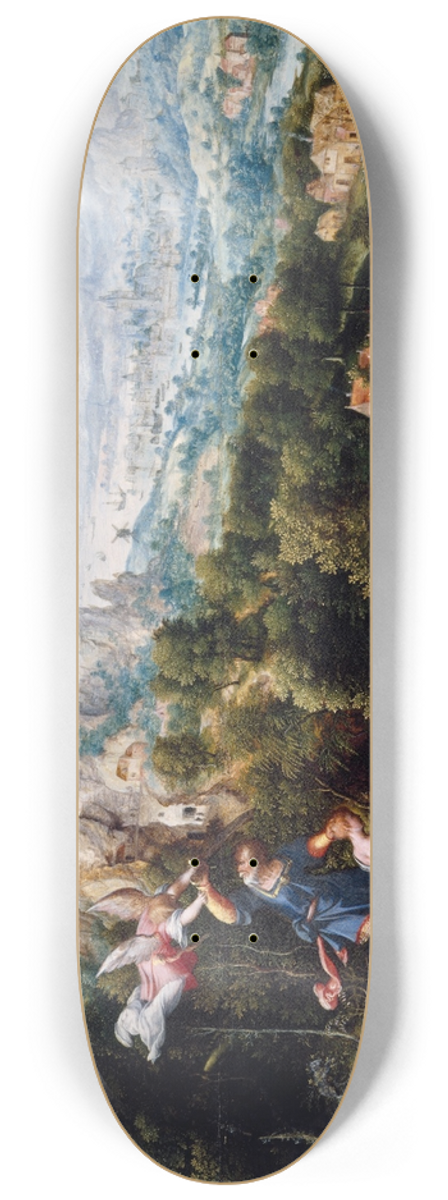 Herri met de Bles - Landscape with the Offering of Isaac 8.25 inch art skate deck