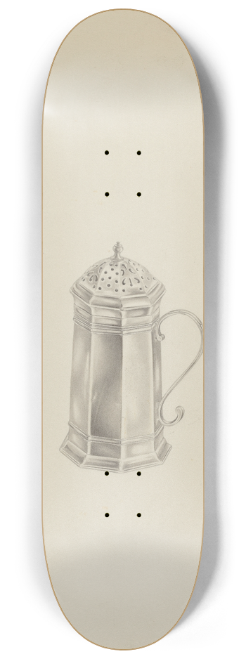 Hester Duany - Silver Caster 8.25 inch art skate deck