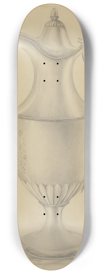 Hester Duany - Silver Pitcher 8.25 inch art skate deck