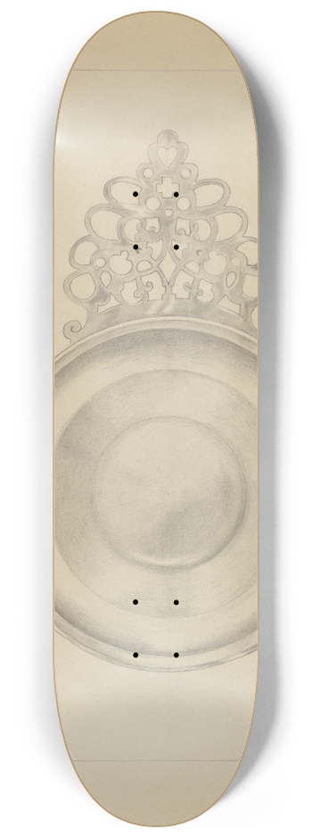 Hester Duany - Silver Porringer 8.25 inch art skate deck