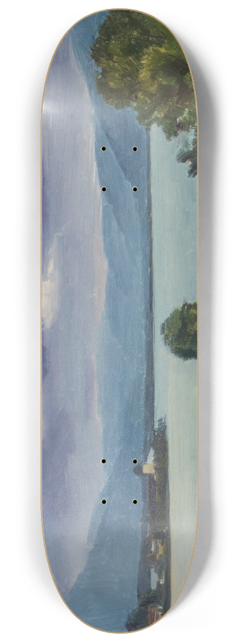 Hiasl Maier-Erding - Blick von Balkon auf die Fraueninsel 8.25 inch art skate deck