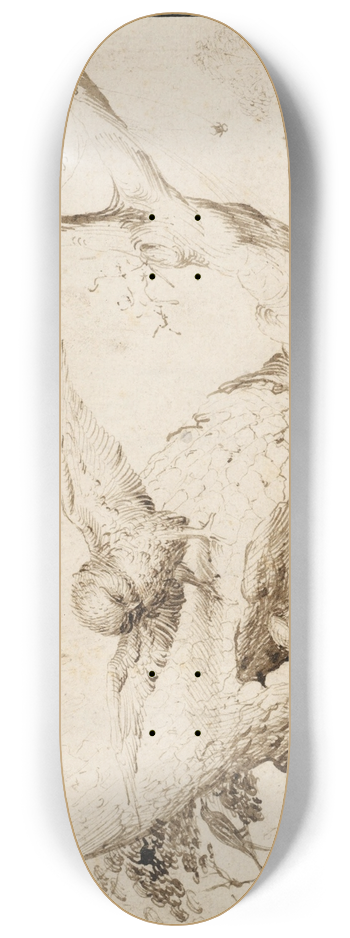Hieronymus Bosch - The Owls Nest 8.25 inch art skate deck