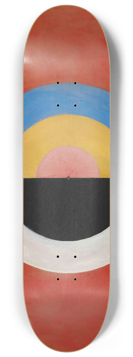 Hilma af Klint - Group IX,SUW, No. 17. The Swan, No. 17 8.25 inch art skate deck