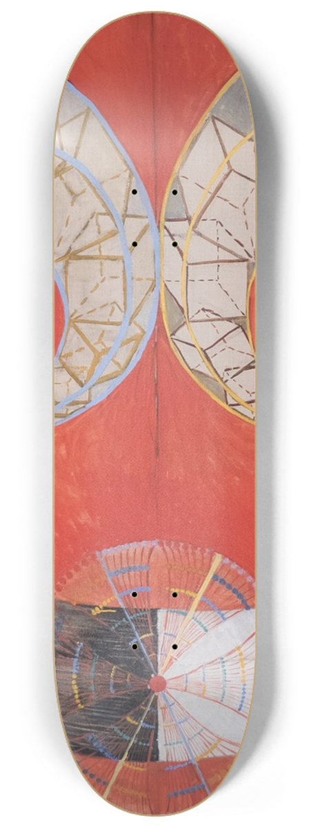 Hilma af Klint - Group IX-SUW, The Swan, No. 9 8.25 inch art skate deck