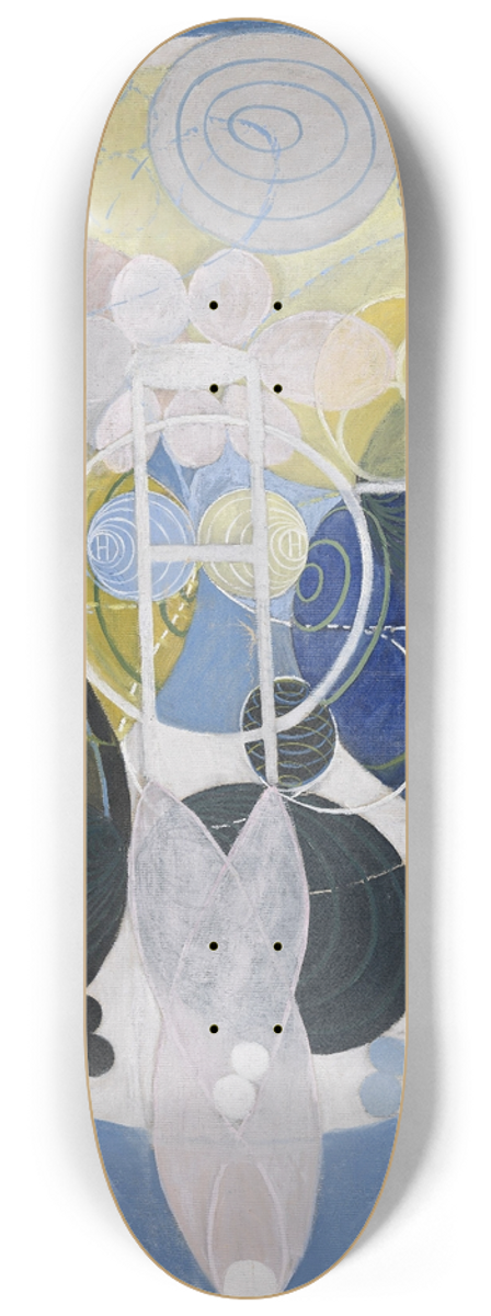Hilma af Klint - The Large Figure Paintings, No. 5 Group 3 8.25 inch art skate deck
