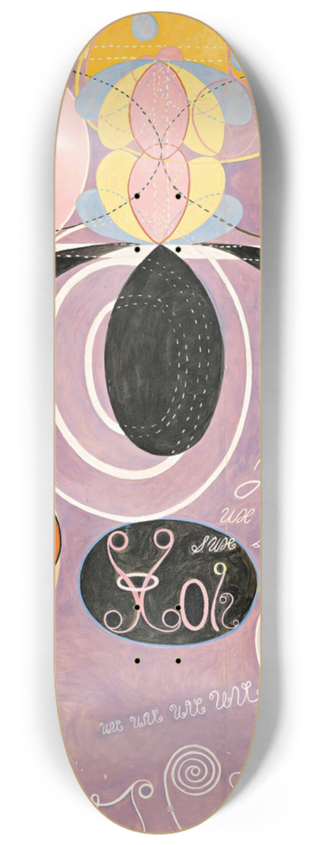 Hilma af Klint - The Ten Largest, No. 6 8.25 inch art skate deck