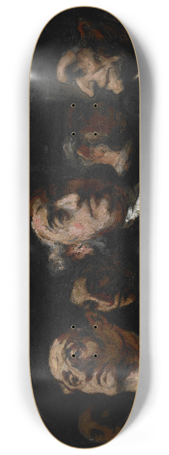 Honor Daumier - A Meeting of Lawyers 8.25 inch art skate deck