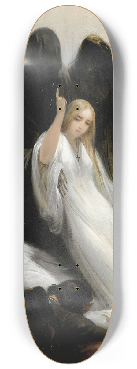 Horace Vernet - Death And The Maiden 8.25 inch art skate deck