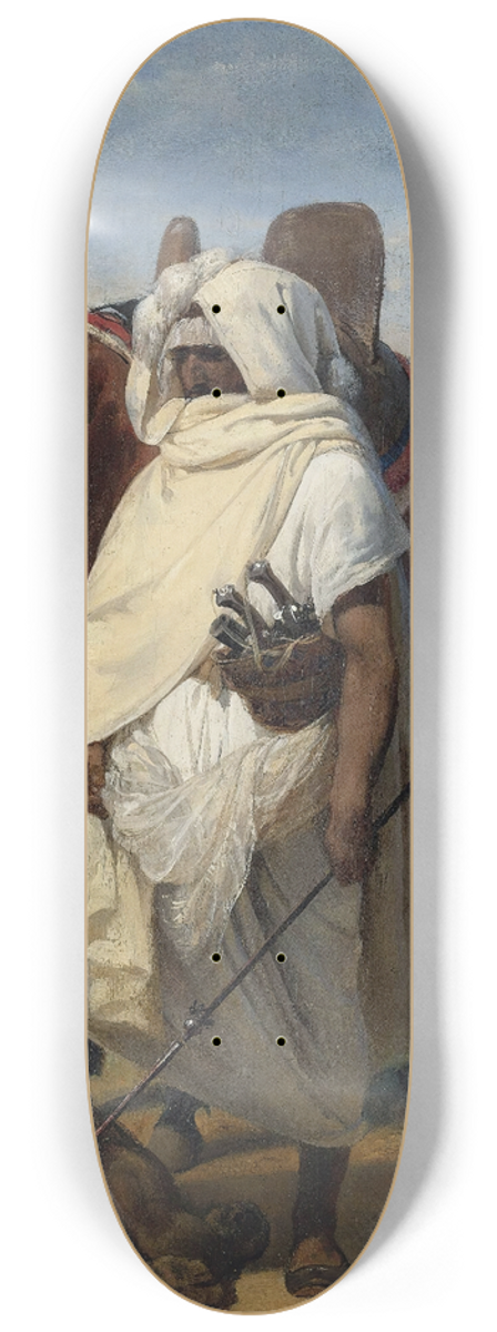 Horace Vernet - The Lion Hunter 8.25 inch art skate deck