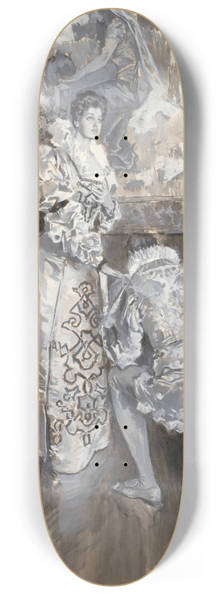 Howard Chandler Christy - When Knighthood Was in Flower 8.25 inch art skate deck