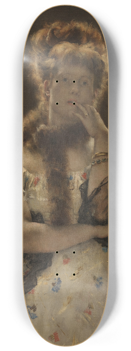 Alfred Stevens - The Parisian Sphinx 8.25 inch art skate deck