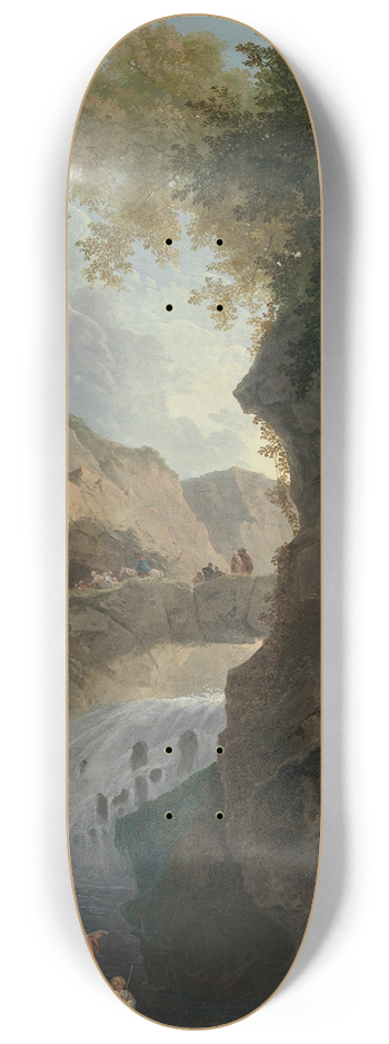 Hubert Robert - The Dance 8.25 inch art skate deck