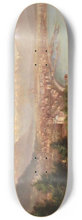 Hubert Sattler - Stadtansicht von Bregenz 8.25 inch art skate deck