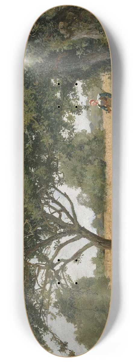 Hugh Bolton Jones - Brittany Landscape 8.25 inch art skate deck