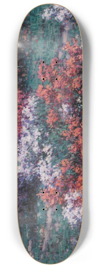 Hugh Henry Breckenridge - The Phlox Garden 8.25 inch art skate deck