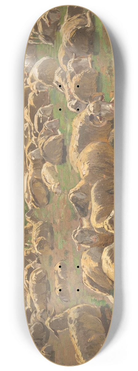 Hugo Mhlig - Sheep 8.25 inch art skate deck