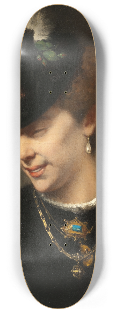 Hugo Salmson - A Parisian Lady 8.25 inch art skate deck