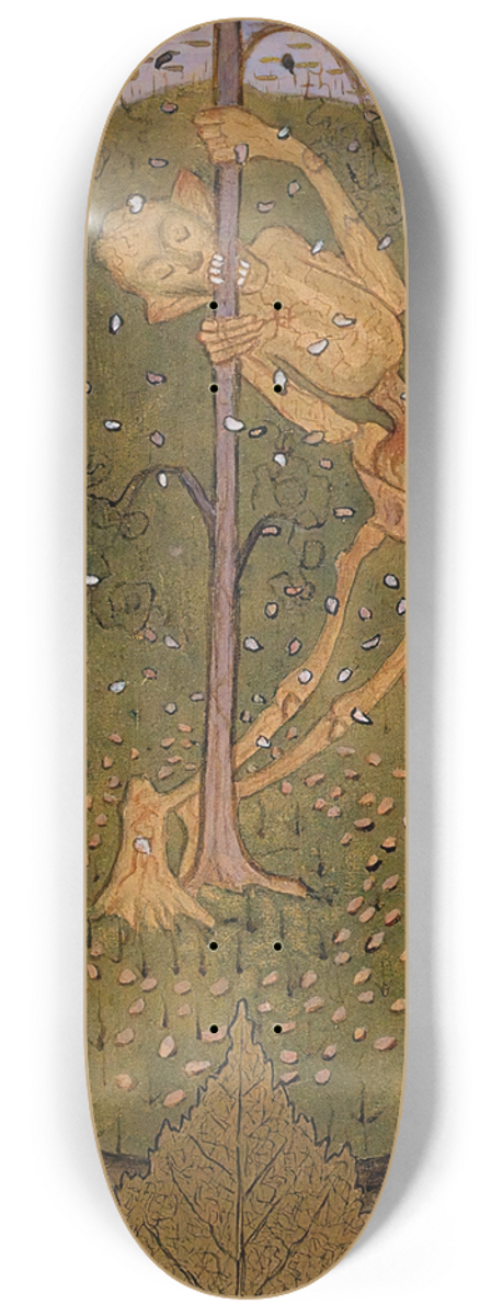 Hugo Simberg - Autumn I, 1895 8.25 inch art skate deck