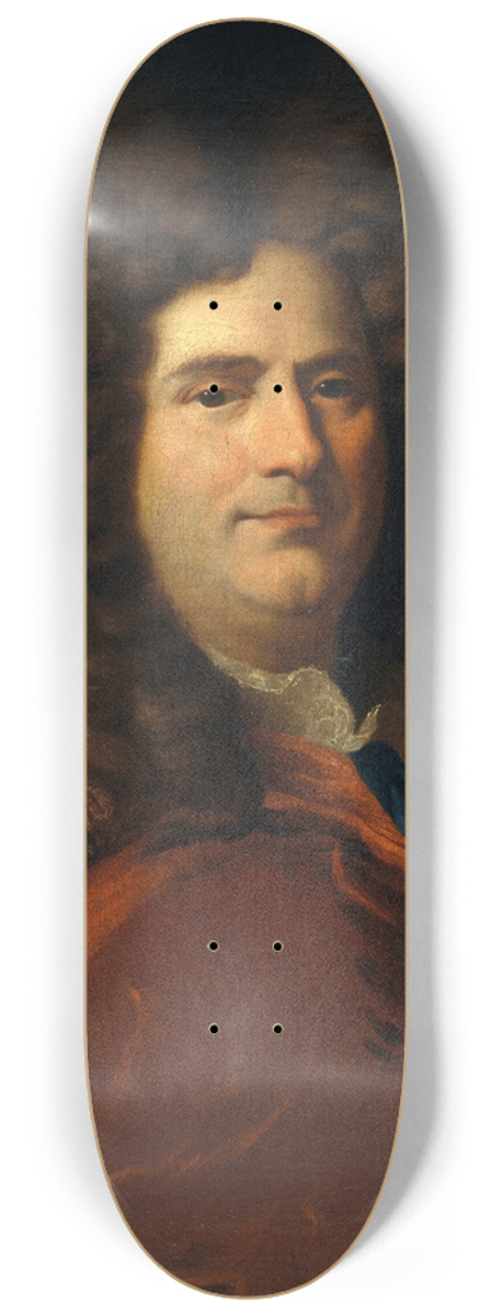 Hyacinthe Rigaud - Self-portrait 8.25 inch art skate deck
