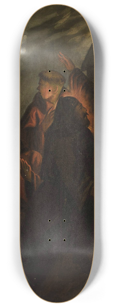 Ignacy Gierdziejewski - Priest Marek facilitates the escape of Wadysaw the Short 8.25 inch art skate deck