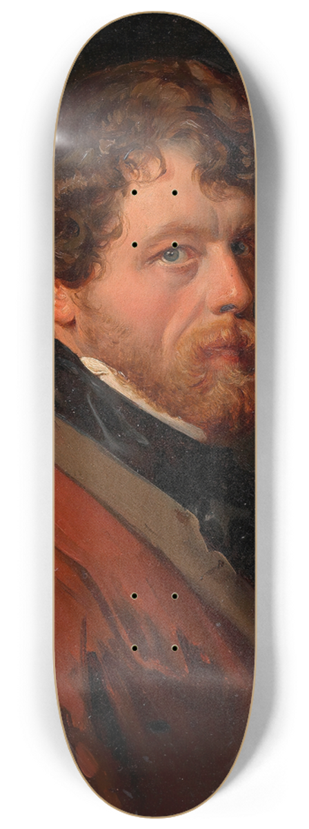 Ignaz Umlauf - Selbstbildnis Ignaz Umlauf 8.25 inch art skate deck