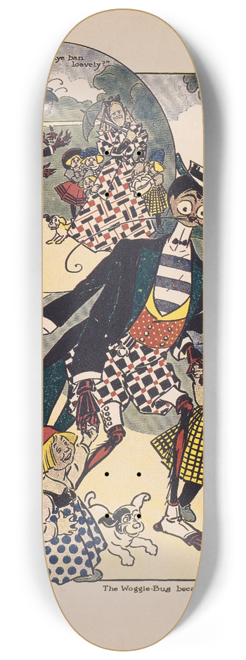 Ike Morgan - The Woggle-Bug book Pl.08 8.25 inch art skate deck