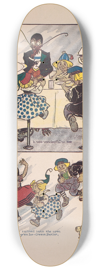 Ike Morgan - The Woggle-Bug book Pl.09 8.25 inch art skate deck