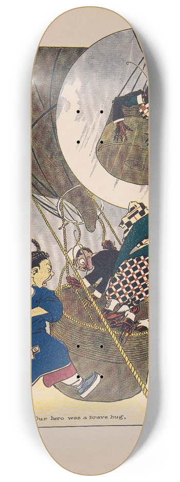 Ike Morgan - The Woggle-Bug book Pl.12 8.25 inch art skate deck
