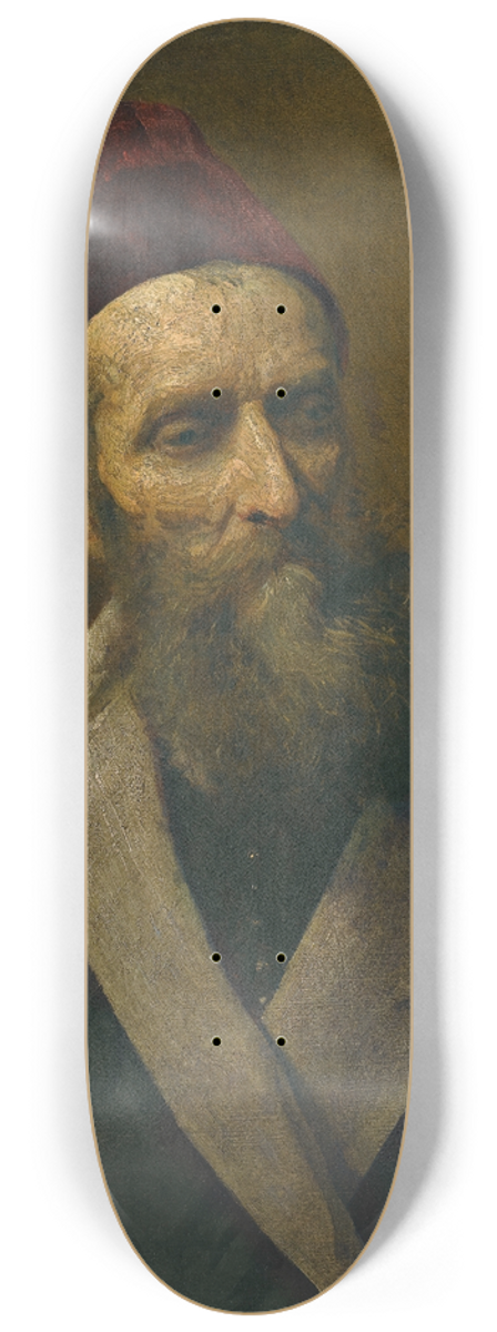 Ilya Efimovich Repin - Portrait of a man 8.25 inch art skate deck