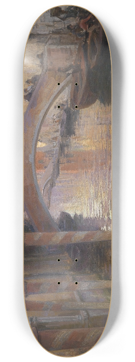 Imre Gergely - Abendstimmung in Venedig 8.25 inch art skate deck