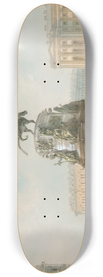 Iosef Iosefovich Charlemagne - Monument To Nicholas I, St Isaacs Square 8.25 inch art skate deck