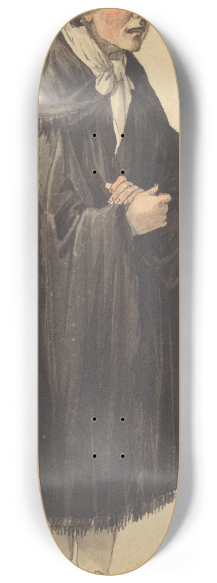 Isaac Cruikshank - A London Character 8.25 inch art skate deck