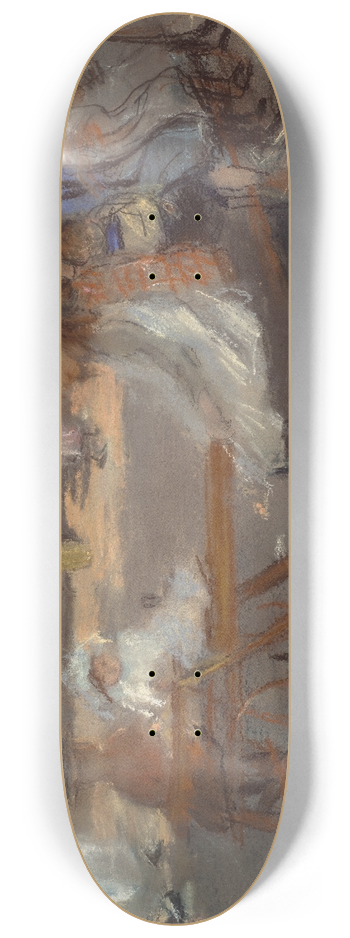 Isaac Israls - Children in the Park 8.25 inch art skate deck