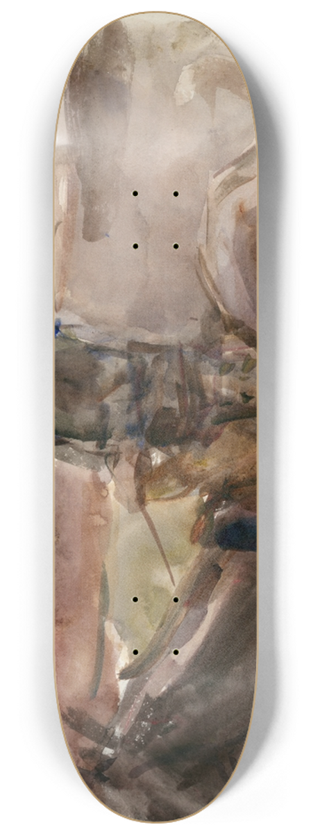 Isaac Israls - Cowboy te paard 8.25 inch art skate deck