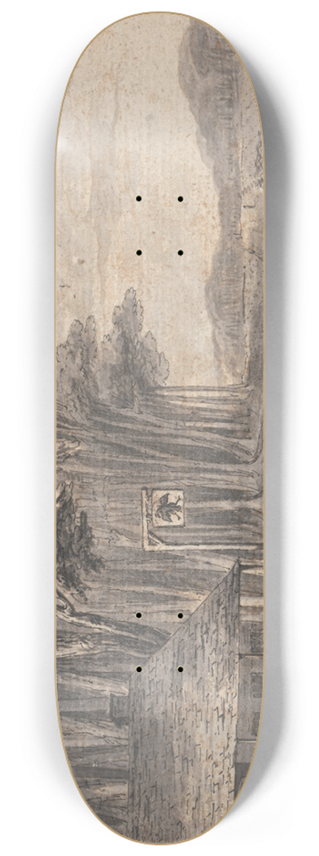 Isaac Weld - American Stage Wagon 8.25 inch art skate deck