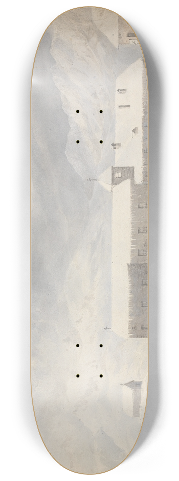 Isaac Weld - Convent, Mt. St. Bernard (Switzerland) 8.25 inch art skate deck