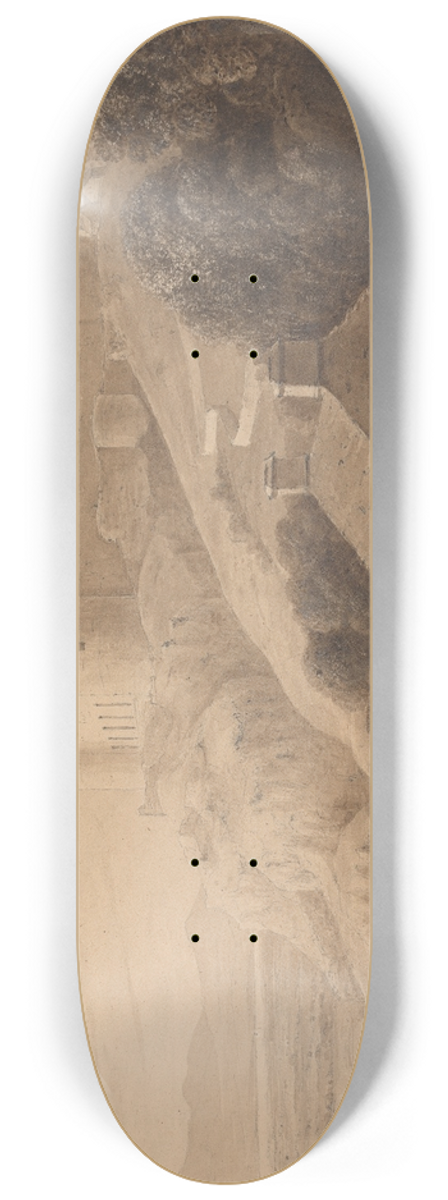 Isaac Weld - Harlech Castle 8.25 inch art skate deck