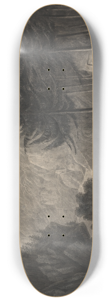 Isaac Weld - On the Zwcilutzen  Near Interlaken 8.25 inch art skate deck