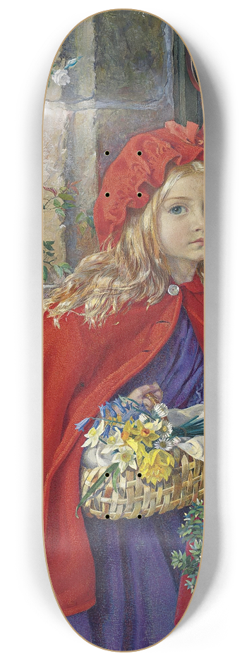 Isabel Naftel - Little Red Riding Hood 8.25 inch art skate deck
