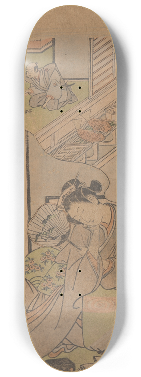 Ishikawa Toyonobu - Young Geishas Dream 8.25 inch art skate deck