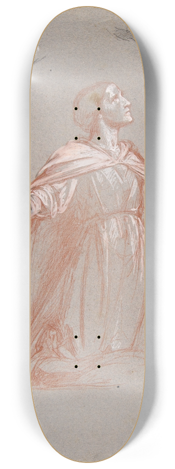 Isidore Pils - Sainte Clotilde 8.25 inch art skate deck