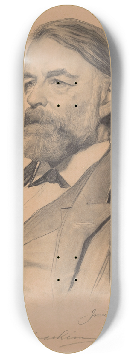 Ismal Gentz - Dr. Joseph Joachim, Director of the Berlin Conservatory 8.25 inch art skate deck