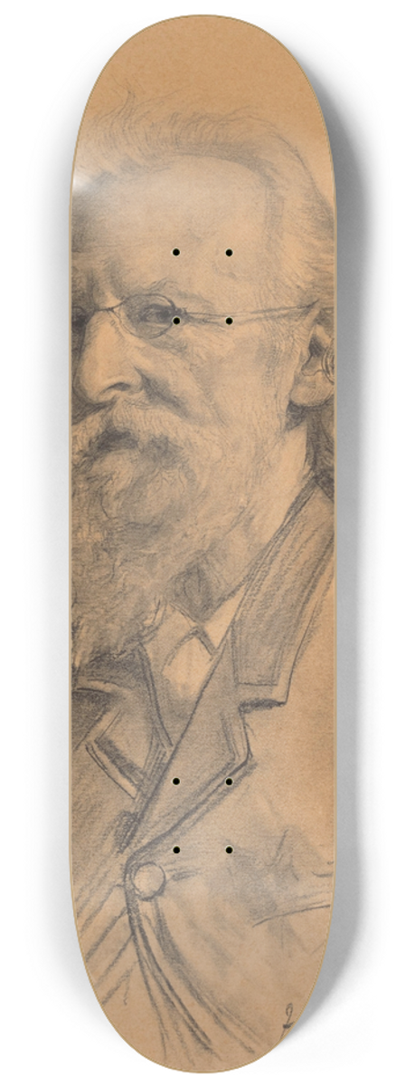 Ismal Gentz - The Painter Hermann Weiss from Berlin 8.25 inch art skate deck