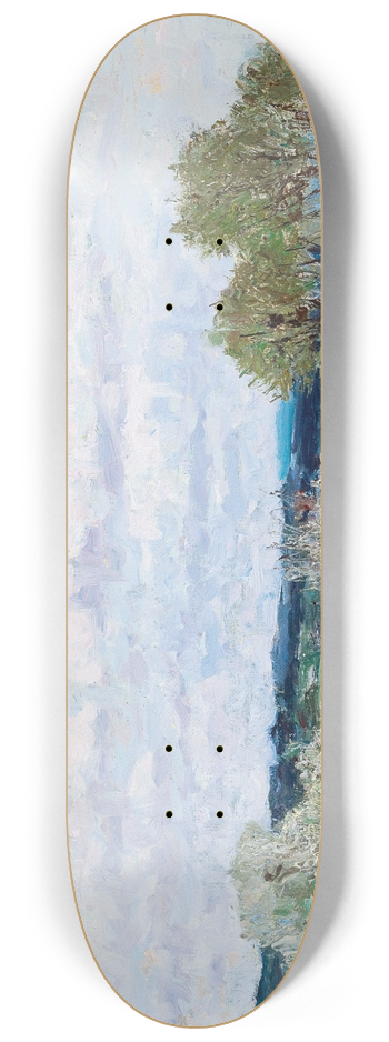 Alfred Zoff - Blossoming Trees In Deutschlandsberg 8.25 inch art skate deck