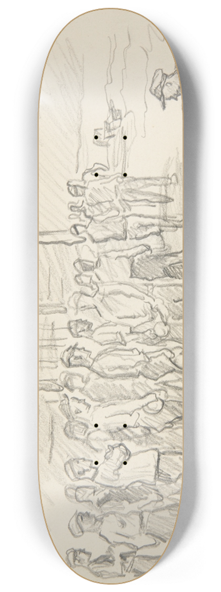 Ivan Ivanec - Robotnicy stojcy w kolejce po posiek 8.25 inch art skate deck