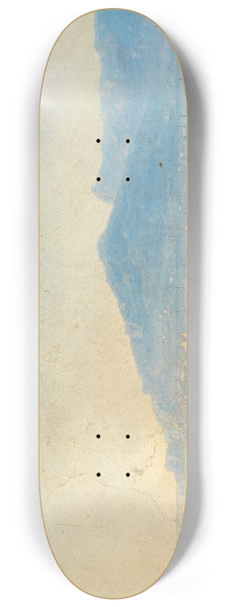 Ivan Konstantinovich Aivazovsky - The Bay of Yalta with the Magobi and Ai Petri mountains 8.25 inch art skate deck