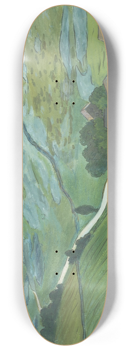 Ivar Arosenius - Waste Land 8.25 inch art skate deck
